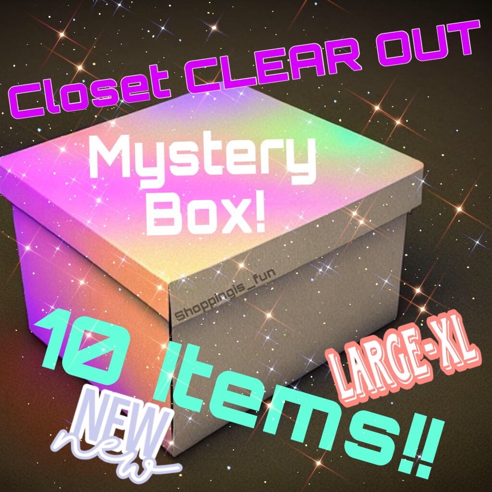 10Pc NEW L + XL 49$ Womens Mystery Clothing Box 💕